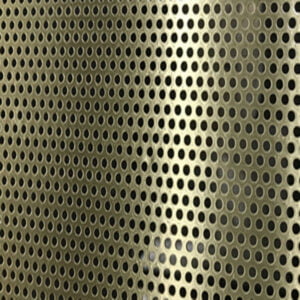 Brass Round Hole Perforated Sheets