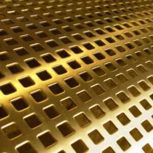Brass Slot Hole Perforated Sheets