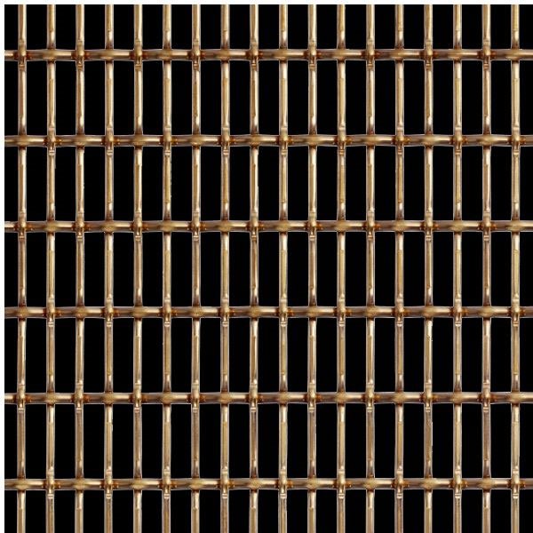 Bronze Rectangular Wire Mesh