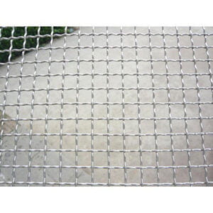 Clamp Crimped Woven Wire Mesh