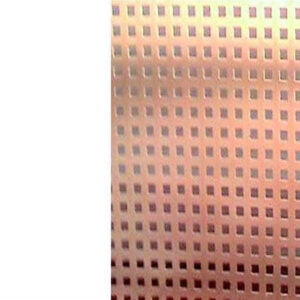 Copper Square Hole Perforated Sheets