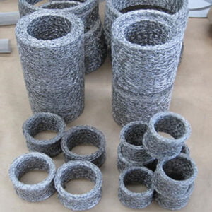 Cylinder Shape Compressed Knitted Wire Mesh