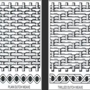 Twill Dutch Weave Woven Wire Mesh