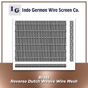 Brass Reverse Dutch Weave Wire Mesh