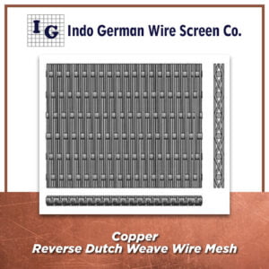 Copper Reverse Dutch Weave Wire Mesh