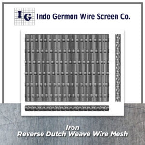 Iron Reverse Dutch Weave Wire Mesh