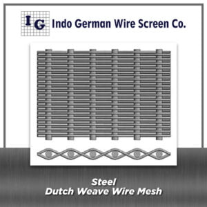 Steel Dutch Weave Wire Mesh