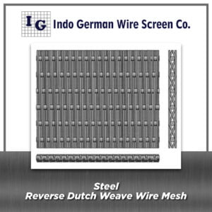 Steel Reverse Dutch Weave Wire Mesh