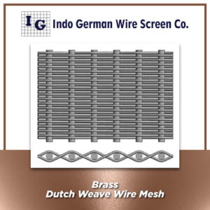 Brass Dutch Weave Wire Mesh